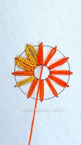 44K views · 209 reactions | Beautiful circle stitch embroidery...