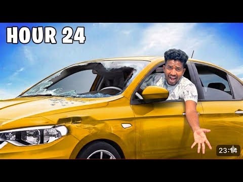 Living 24 Hours in My Car 🚗… I Regret It 😭 No Food?