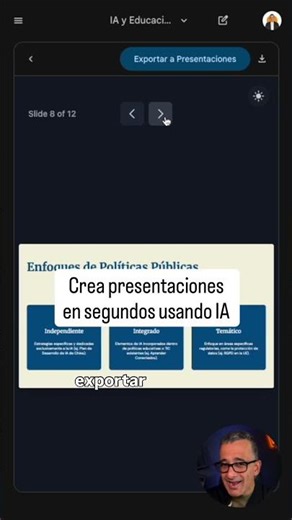 Create presentations in seconds using AI