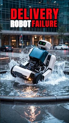 Real Delivery Robot Failures Caught on Camera
