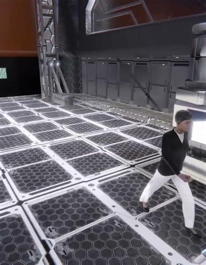 Pan Through the Lab - Lights & Motion #indiedev