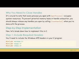 How to Get a Process Name from Process ID in C on Windows