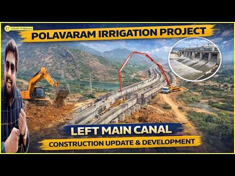 Polavaram Left Canal Latest Status | AP Irrigation Mega Project Andhra Developments | Kiran Tummala
