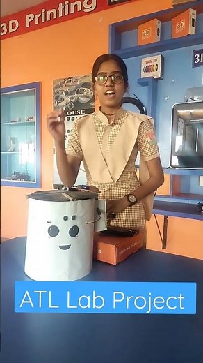 ATL Lab project , smart dustbine