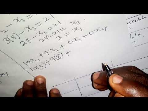 LINEAR PROGRAMMING PROBLEM (MINIMIZATION)|| ALGEBRAIC METHOD