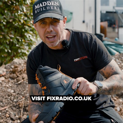 4K views · 13 reactions | Look great on site ✅ Support a great cause ✅ Grab your pair of Steel Blue x Fix Radio Foundation work boots here  https://bit.ly/4gjvAEx | Fix Radio | Facebook