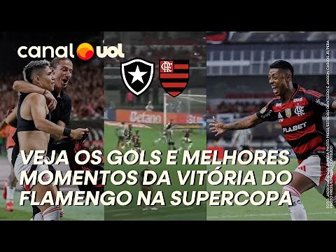 GOLS DO FLAMENGO! VEJA OS MELHORES MOMENTOS DE BOTAFOGO X FLA NA FINAL DA SUPERCOPA 2025 | VÍDEOS