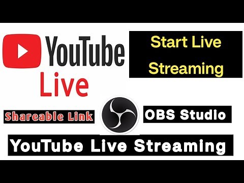 Youtube live streaming with OBS. Get Shareable link for live streaming on youtube. schedule steaming