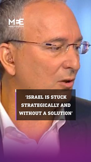 6K views · 117 reactions | In an interview with Israel’s Channel 12, Eran Etzion, the former deputy head of the National Security Council, said Israel is strategically stuck and has no solution. Etzion elaborated that he believes this was caused by the Israeli government and Prime Minister Benjamin Netanyahu, who “avoided” setting and achieving strategic goals for “personal and political reasons”. | Middle East Eye | Facebook
