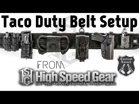 High Speed Gear Taco Duty Belt Setup