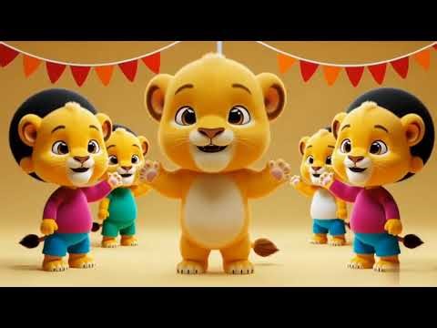 Baby Lion Song 🦁 | Cute & Fun Kids Song 🎶