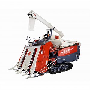 [Hot Item] Made in China Factory Agriculture Machinery Semi-Feed Combine Rice Wheat Corn Grain Compact Crawler Heavy Farm Harvester