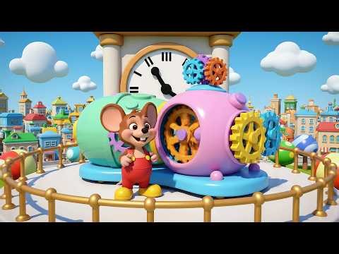Hickory Dickory Dock the Midnight Time Machine Adventure | Nursery Rhymes for Kids | Baby Songs for