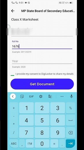 🙂digilocker🔐 me apni class 10 ki marksheet upload karen 👍 # knowledge pht