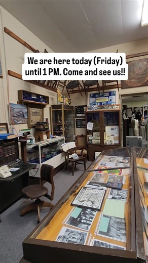 The Clay County History Museum is open today (Friday) from 10 AM to 1 PM. Come see us at 915 Walnut Street in the Historic Triangle! 💁‍♀️ #gcsfl #claycountyhistory #exploreclay | Clay County Florida Historical Society and Museum