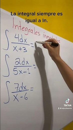 Integrales inmediatas.