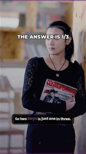 Is It 1/2 or 1/3? The Two Children Problem Will Break Your Brain 🤯 #Shorts