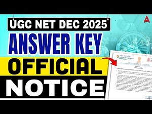 UGC NET Answer Key 2025 | UGC NET Answer Key 2026 January | UGC NET Answer Key Kab Aayegi ?