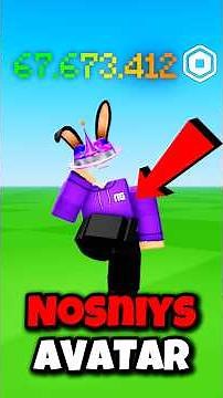 How Much Is Nosniy's Roblox Avatar Worth? (Rivals Creator)