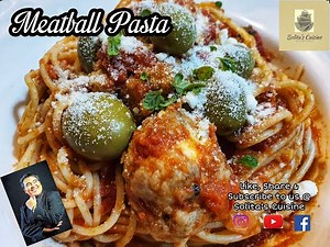 MEATBALL PASTA - Meatball Pasta Easy Recipe
