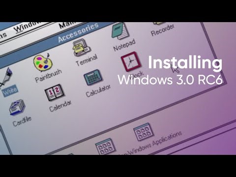 Installing Windows 3.0 RC6