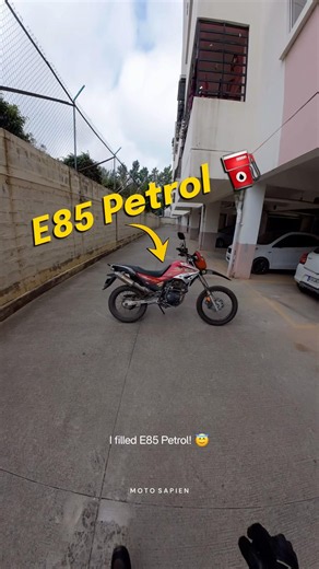 E20 is already making my Motorcycle sound like Inline 4 ❤️‍🔥