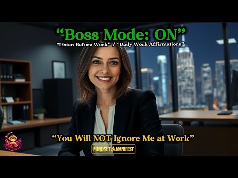 Affirmations to Feel Confident, Focused, and Respected at Work #affirmations #mindfulness