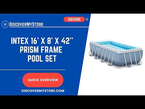 INTEX 16' x 8' x 42'' Prism Frame Pool Set