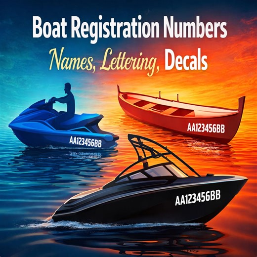 Boat Stickers, Lettering, & Registration Numbers | Custom Boat Name Decals, Vinyl Letters - Bass, Hull, Kayak - Etsy