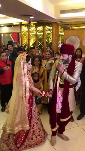 Groom singing for his bride - check out my channel for the full song | Manya & Pankaj