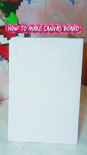 DIY Canvas Board | How to Make Easy Aesthetic Wall Art