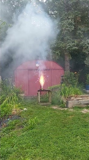 Dino firework fountain