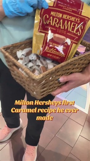 Hersheys first caramel candy ever made #miltonhershey #hershey #caramel #candy #hersheypark
