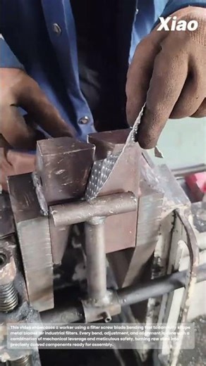 Filter Screw Blade Bending Tool: Safety Shaping