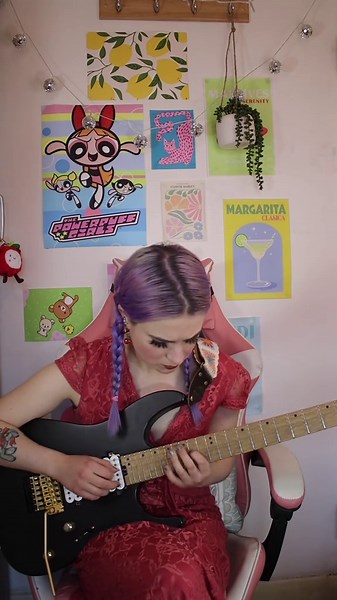 rock ballad - guitar solo improv 🎸 x #guitar #guitarist #guitarsolo #guitarimprov #guitarimprovisation #shredguitar #rockmusic #rockguitar#femaleguitarist