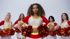 Cheerleading Squad 4K - Dazzling Dance Routine