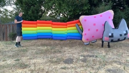 🎶🎵:3 nyanyanyanyanyanyan 🌈🐈 💕Cr: instagram.com/fernsidedragons #nyancat #costumecon #nyancatismyspiritanimal #nyancatcosplay #cutecsoplay #nyancatmeme #cosplay | EZCosplay Costumes