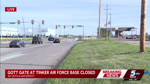 Investigation into 'on-base threat' shuts down gate at Tinker Air Force Base