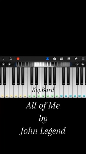 All of Me Piano Tutorial and Cover