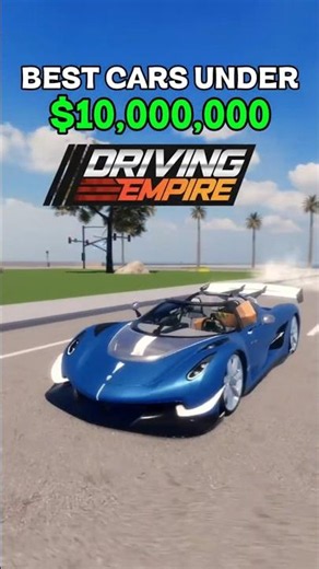 💸Best CARS UNDER $10M in Driving Empire!