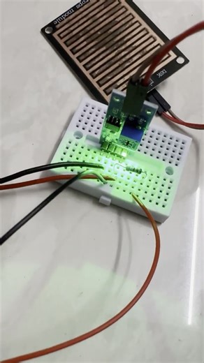 Testing Raindrops Detection sensor modue