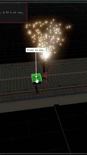 Best way to learn... blow stuff up 🤣💥 #electronics