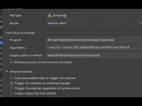 install prettier into intellij