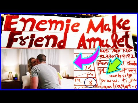 enemice make friends this amulet this spells is very instantly works