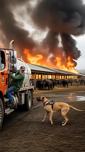 1.1M views · 39K reactions | A Farm dog and owner works together to save the animals from a burning barn | Team Stories | Facebook