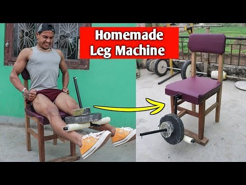 How to Make Homemade Leg Extension Machine - Homemade leg machine | Anish Fitness