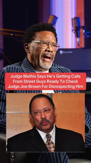The Art Of Dialogue | #JudgeMathis says he’s getting calls from street guys across the country who want to check #JudgeJoeBrown for disrespecting him. (🎥: The... | Instagram
