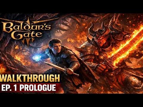 Ep 1 Prologue | Baldur's Gate 3 Walkthrough | Escape the Nautilus
