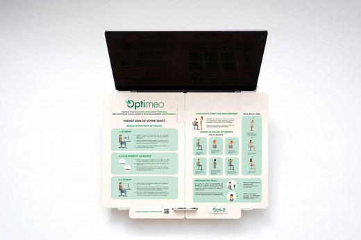 Opti-2 : le rehausseur pour ordinateur portable