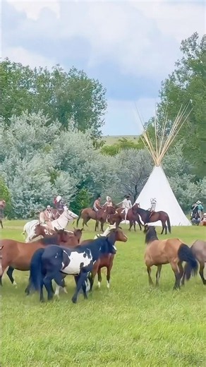 Some talented riding at the Real Bird 2026 Reanactment. #150thAnniversary #montana #horses #shorts